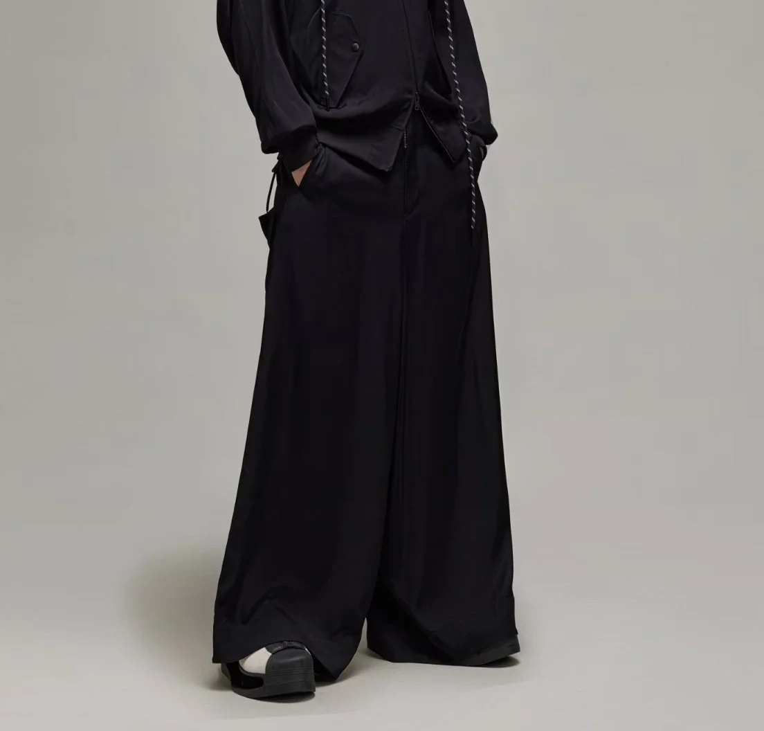 Y-3 Rayon Twill Wide Pants — MODA